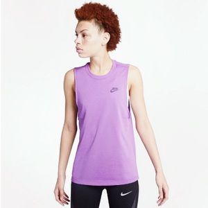 Nike • Purple Dri-Fit RUN Sleeveless Tank Top • M